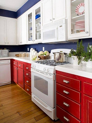 Muebles de cocina a medida en colores fuertes en zona norte de ...