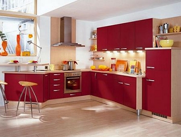 mueble de cocina laqueado